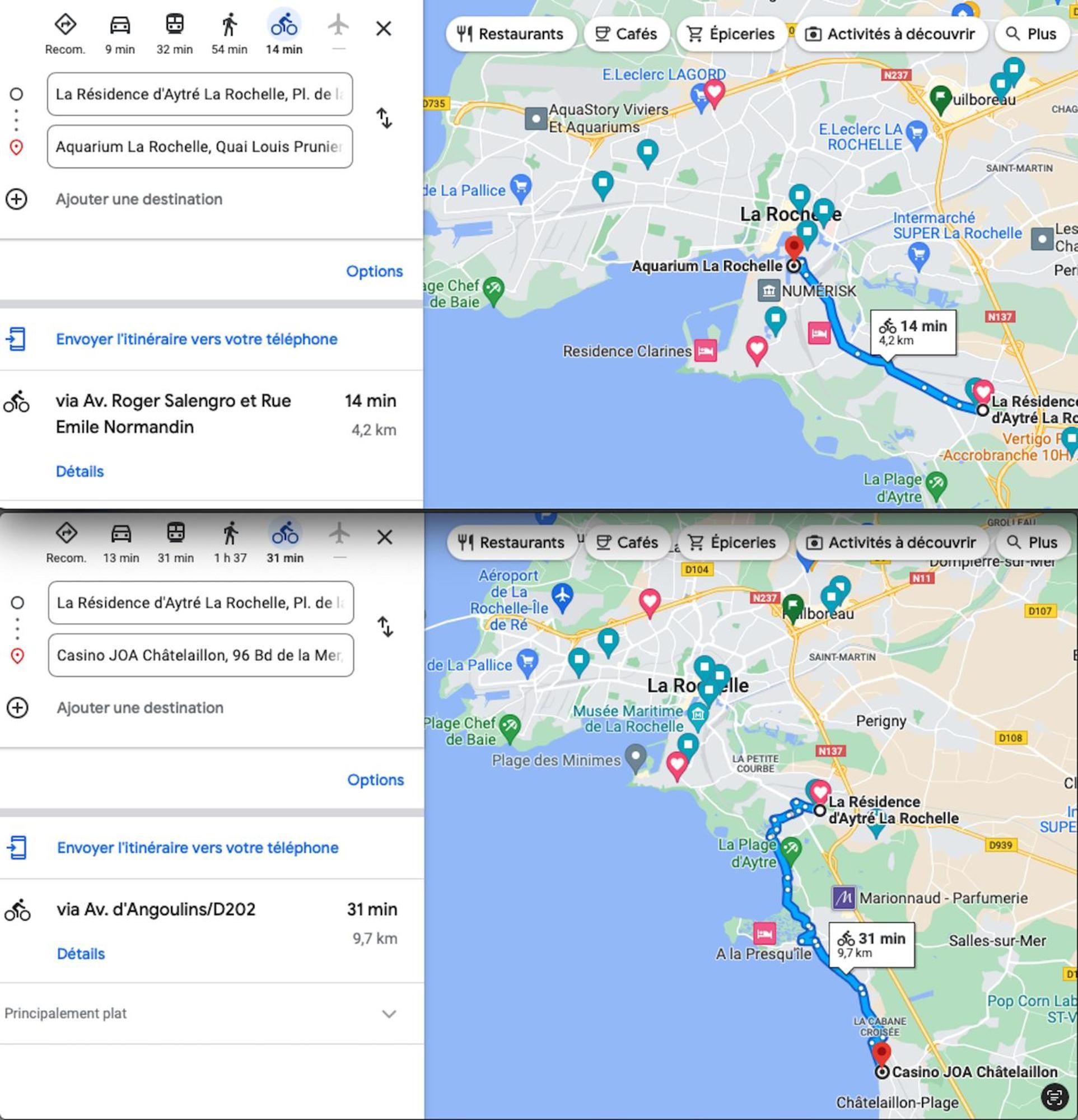 A -15min A Velo Du Vieux Port La Rochelle 2 Apartment *